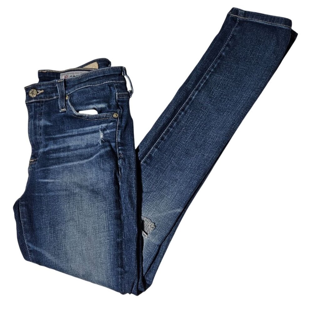 AG Adriano Goldschmied Legging Super Skinny Ankle Jeans Womens Size 27 Denim